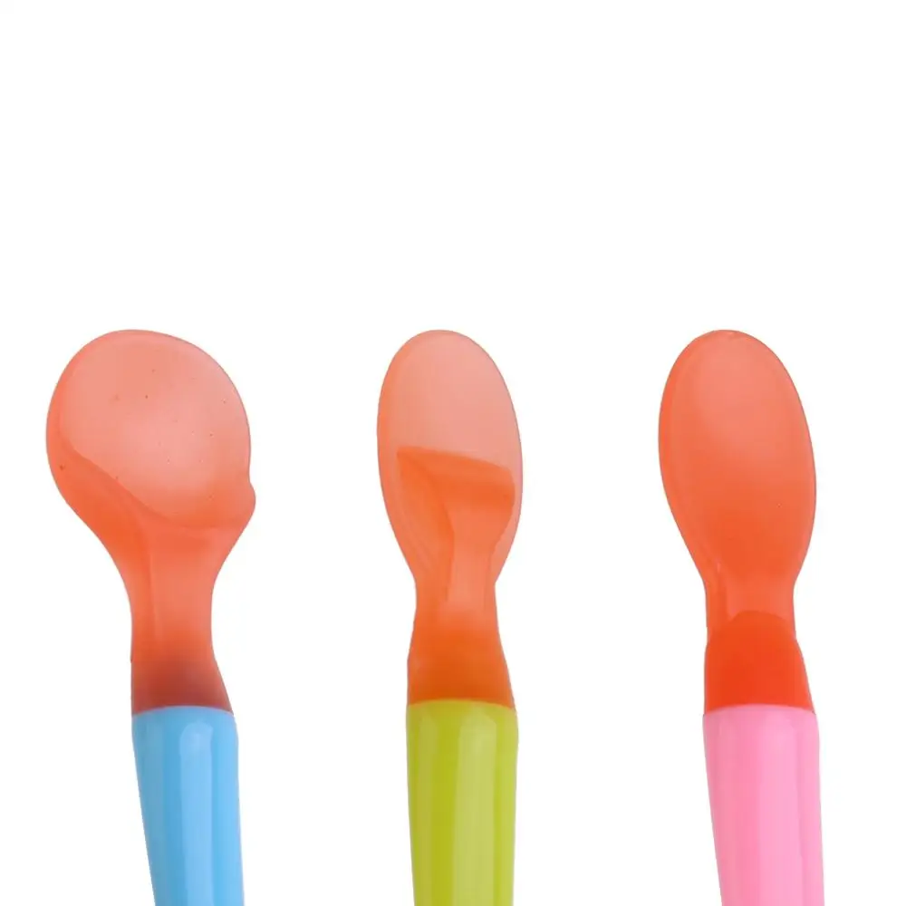 3Pcs Temperature Sensing Spoon for Baby Infant Feeding SpoonsToddler Flatware NEW 
3Pcs Temperature Sensing Spoon for Baby Infant Feeding SpoonsToddler Flatware NEW