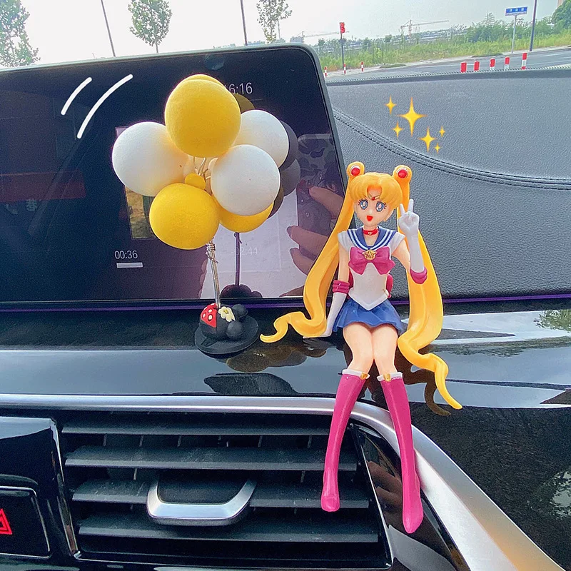 Car Accessories Anime Sailor Moon Beautiful Girl Action Figure Ornaments Balloon Auto Interior Air Outlet Decoration Girls Gifts
Car Accessories Anime Sailor Moon Beautiful Girl Action Figure Ornaments Balloon Auto Interior Air Outlet Decoration Girls Gifts