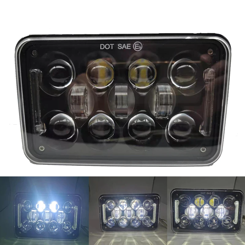 4PCS Black 4X6" LED Headlight Bulbs 60W For Kenworth 120/132 T400 T600 Freightinger Peterbil Ford Probe Chevrolet Oldsmobile
4PCS Black 4X6" LED Headlight Bulbs 60W For Kenworth 120/132 T400 T600 Freightinger Peterbil Ford Probe Chevrolet Oldsmobile