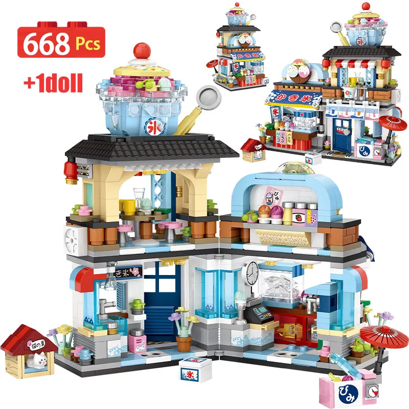 City Street View Restaurant Takoyaki Shop Building Blocks Architecture Snack Bar House Figures Bricks Toys For Children
City Street View Restaurant Takoyaki Shop Building Blocks Architecture Snack Bar House Figures Bricks Toys For Children