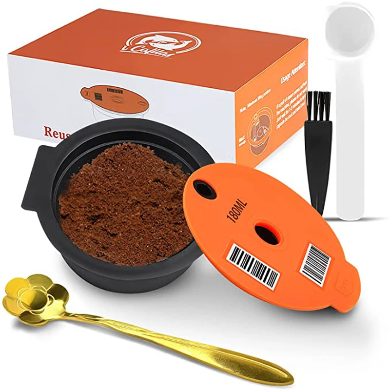 60ML/180ML Reusable Coffee Filter Coffee Capsule Coffee Maker Portable Coffee Filter Capsule For Coffee Machine Coffee Accessori
60ML/180ML Reusable Coffee Filter Coffee Capsule Coffee Maker Portable Coffee Filter Capsule For Coffee Machine Coffee Accessori