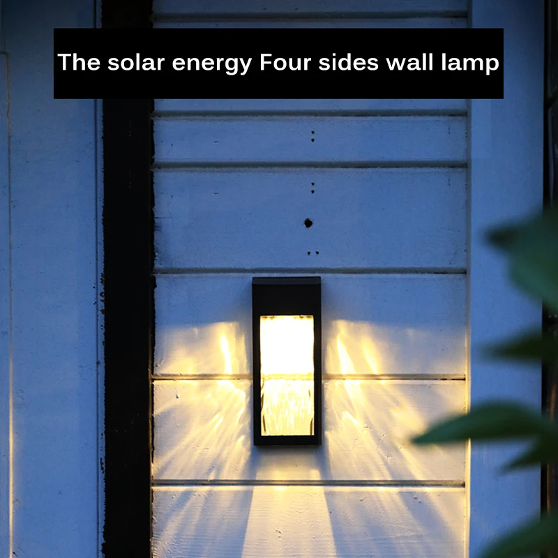 New Typ Solar Light Waterproof Solar Wall Lamp Warm And Cold Optional Light Control Solar Wall Light Polysilicon Fence Lamp IP44
New Typ Solar Light Waterproof Solar Wall Lamp Warm And Cold Optional Light Control Solar Wall Light Polysilicon Fence Lamp IP44