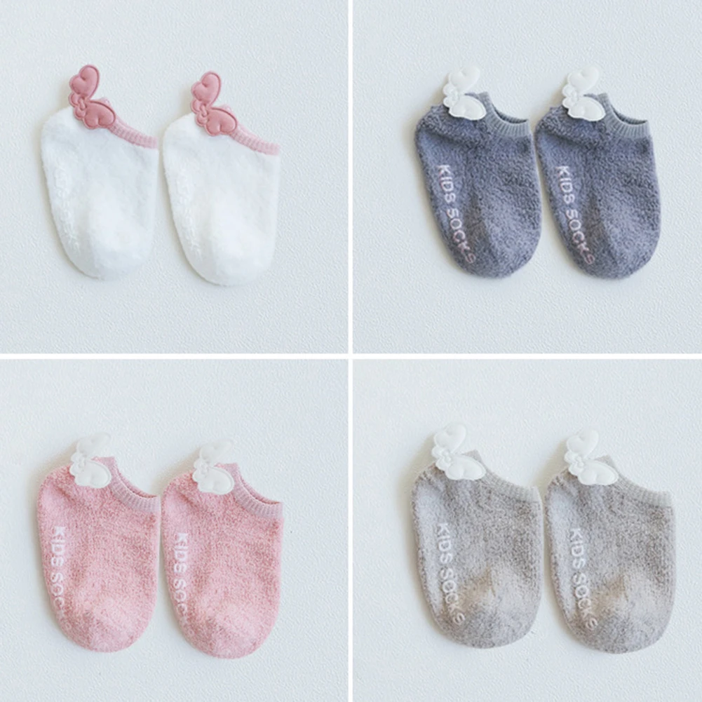 Lovely Baby Girls Boys Wing Decor Cotton Breathable Anti Slip Floor Boat Socks 
Lovely Baby Girls Boys Wing Decor Cotton Breathable Anti Slip Floor Boat Socks