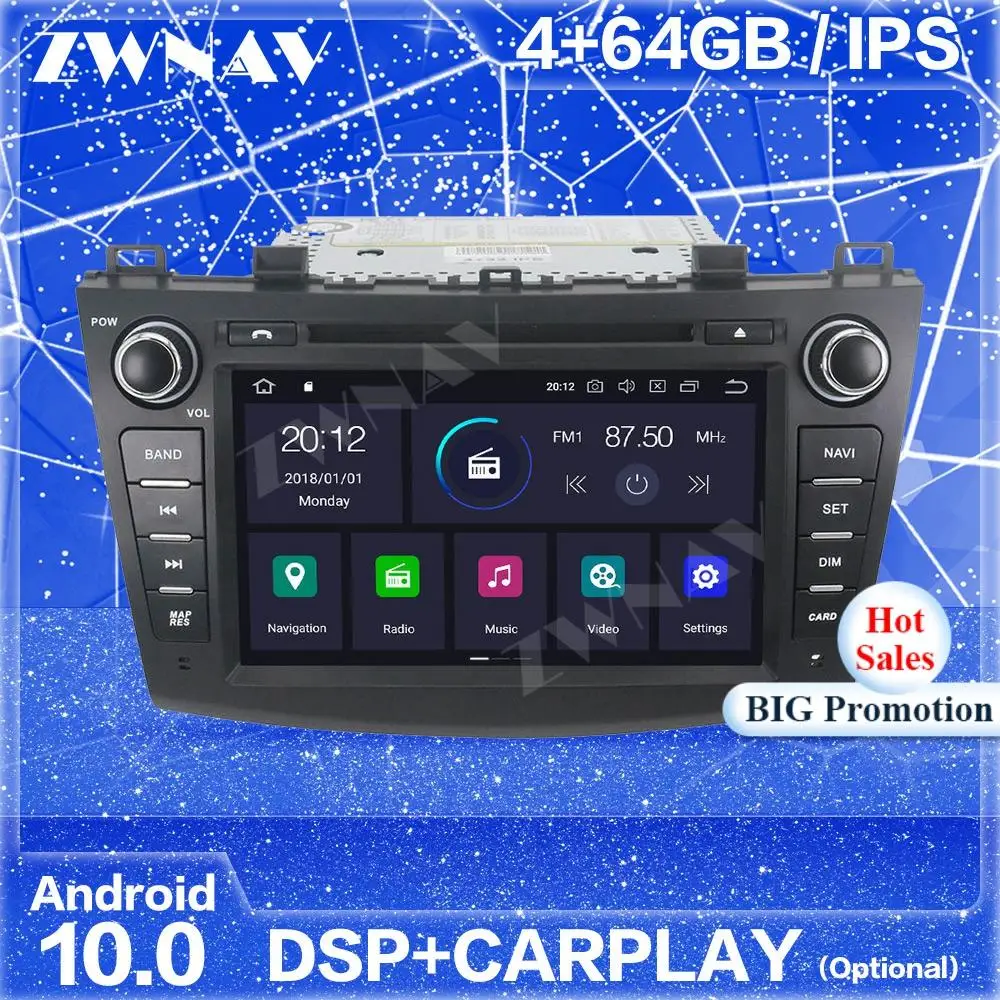 IPS Android экран плеер GPS навигация для Mazda 3 Mazda 3 Axela 2009 2010 2011 2012 радио стерео Мультимедийный Плеер головное устройство
IPS Android экран плеер GPS навигация для Mazda 3 Mazda 3 Axela 2009 2010 2011 2012 радио стерео Мультимедийный Плеер головное устройство