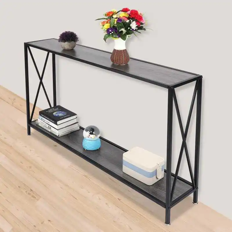 Retro Industrial Style 2-Tier Console Side Table Sofa Table for Home Living Room Furniture Supplies Home Furniture
Retro Industrial Style 2-Tier Console Side Table Sofa Table for Home Living Room Furniture Supplies Home Furniture