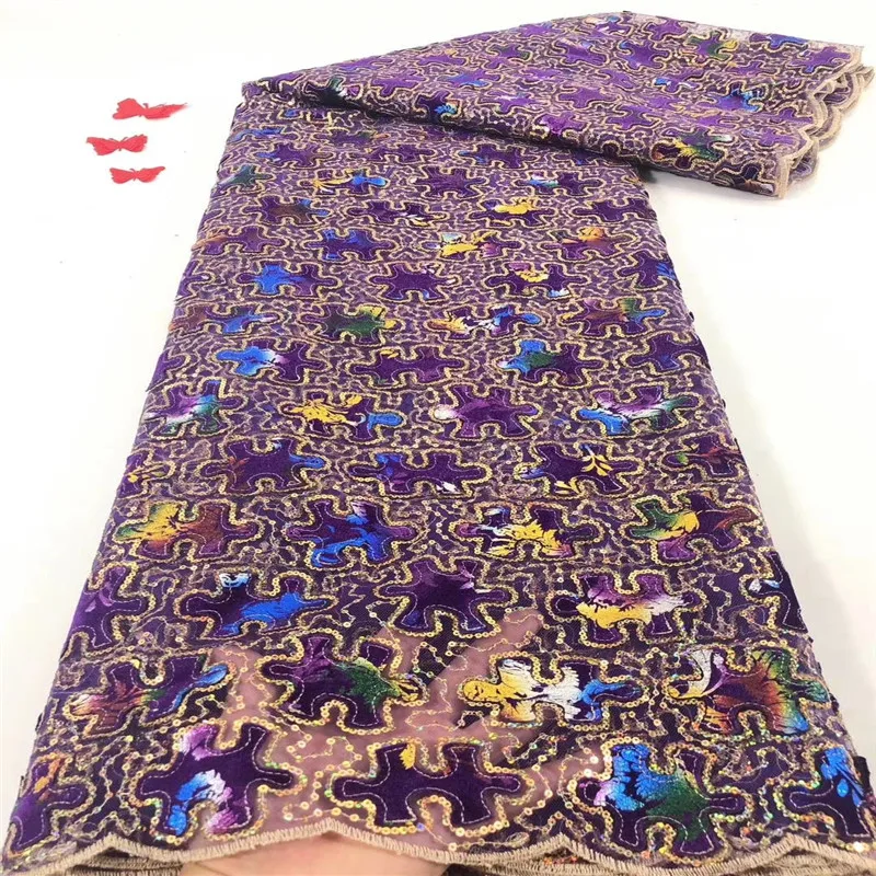 Madison Latest African Velvet Tulle Lace Fabrics High Quality 2020 Nigerian Net Lace Fabric with Organza Sequins For Women
Madison Latest African Velvet Tulle Lace Fabrics High Quality 2020 Nigerian Net Lace Fabric with Organza Sequins For Women
