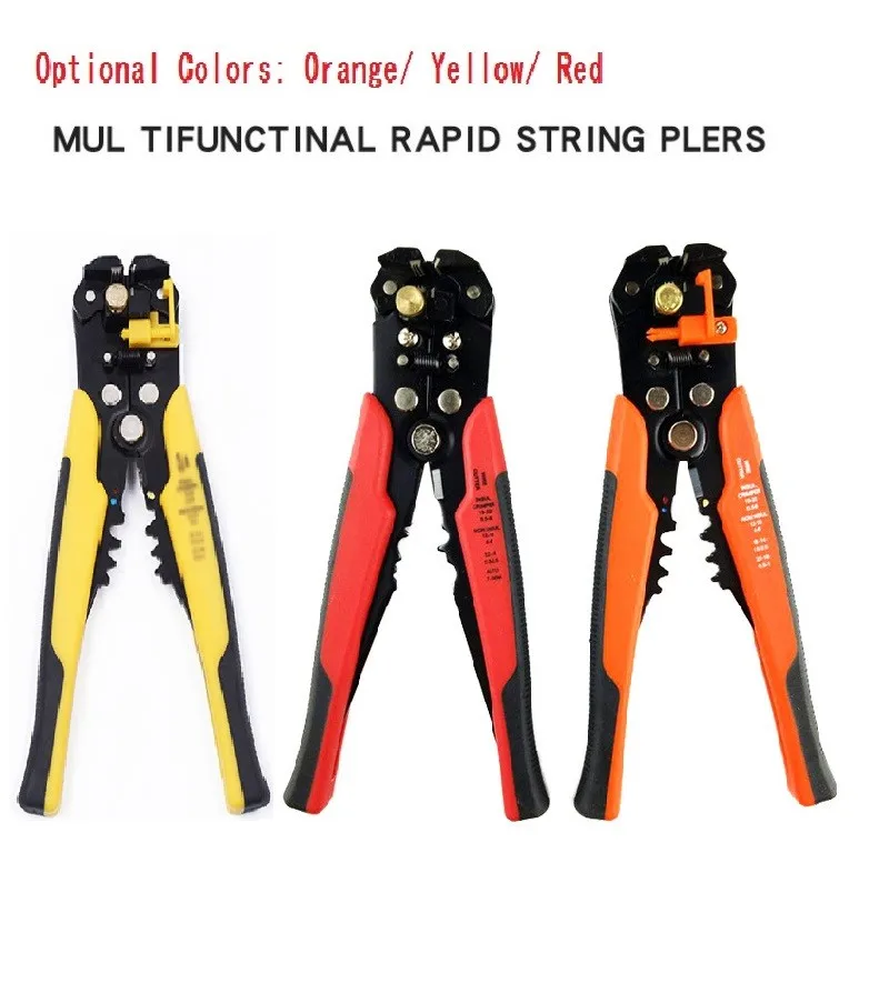 Automatic Wire Stripper Cable Wire Stripper Cutter Crimper Multifunctional Terminal Crimping Plier Tools
Automatic Wire Stripper Cable Wire Stripper Cutter Crimper Multifunctional Terminal Crimping Plier Tools