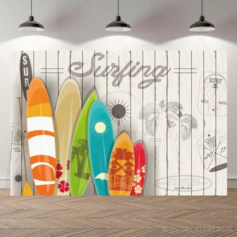 Summer Surfing Gray Wood Photography Backdrops Sportsman Surfboad Beach Holiday Party Photo Background For Photo Studio
Summer Surfing Gray Wood Photography Backdrops Sportsman Surfboad Beach Holiday Party Photo Background For Photo Studio