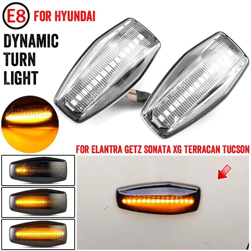 Flowing Water Indicator LED Side Marker Turn Signal Light For Hyundai Elantra Getz Sonata XG Terracan Tucson
Flowing Water Indicator LED Side Marker Turn Signal Light For Hyundai Elantra Getz Sonata XG Terracan Tucson