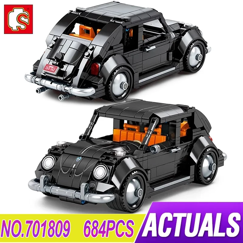 Блоки Sembo 701809 черные жуки автомобиль 684 шт. совместимый создатель 10252 21003 набор строительных кирпичей Обучающие игрушки рождественские подар...
Блоки Sembo 701809 черные жуки автомобиль 684 шт. совместимый создатель 10252 21003 набор строительных кирпичей Обучающие игрушки рождественские подар...