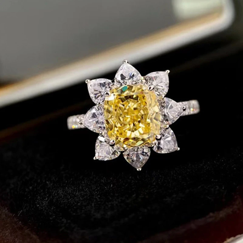 Flower Yellow Oval Sparkling Zircon Open Ring For Women Finger Rings Accessories Fashion Jewelry Girl Gifts
Flower Yellow Oval Sparkling Zircon Open Ring For Women Finger Rings Accessories Fashion Jewelry Girl Gifts