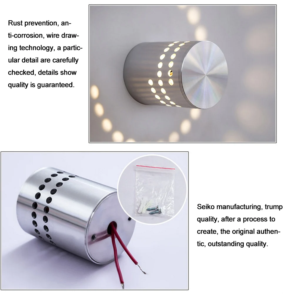 3W RGB 7 Colors Spiral Hole LED Wall Light Remote Control Aluminum Wall Lamp For KTV Bar Lobby Home Decoration
3W RGB 7 Colors Spiral Hole LED Wall Light Remote Control Aluminum Wall Lamp For KTV Bar Lobby Home Decoration