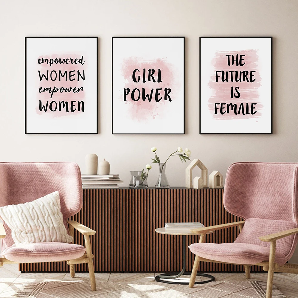 Modern Canvas Painting Feminist Art Print Girl Power Quote Posters Print Future is Female Picture for Living Room Home Decor
Modern Canvas Painting Feminist Art Print Girl Power Quote Posters Print Future is Female Picture for Living Room Home Decor