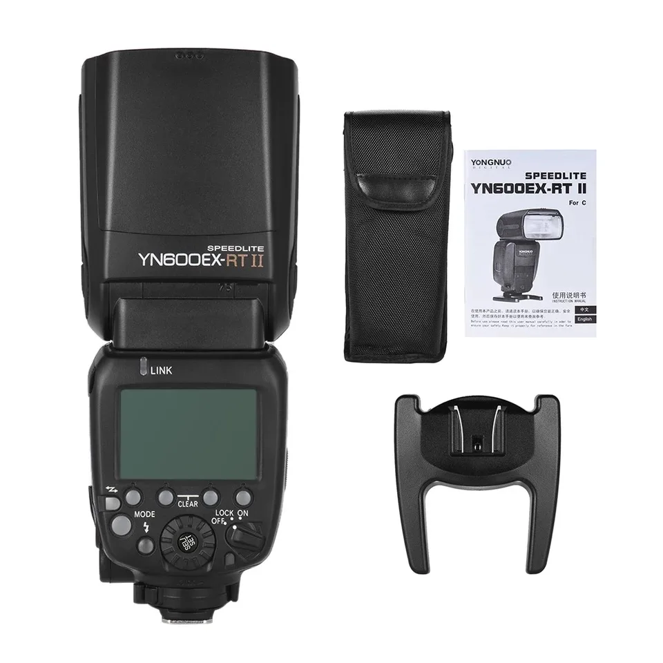 YONGNUO YN600EX-RT II Auto TTL HSS Flash Speedlite + YN-E3-RT II Controller Trigger for Canon 5D3 5D2 7D Mark II 6D 70D 60D etc
YONGNUO YN600EX-RT II Auto TTL HSS Flash Speedlite + YN-E3-RT II Controller Trigger for Canon 5D3 5D2 7D Mark II 6D 70D 60D etc