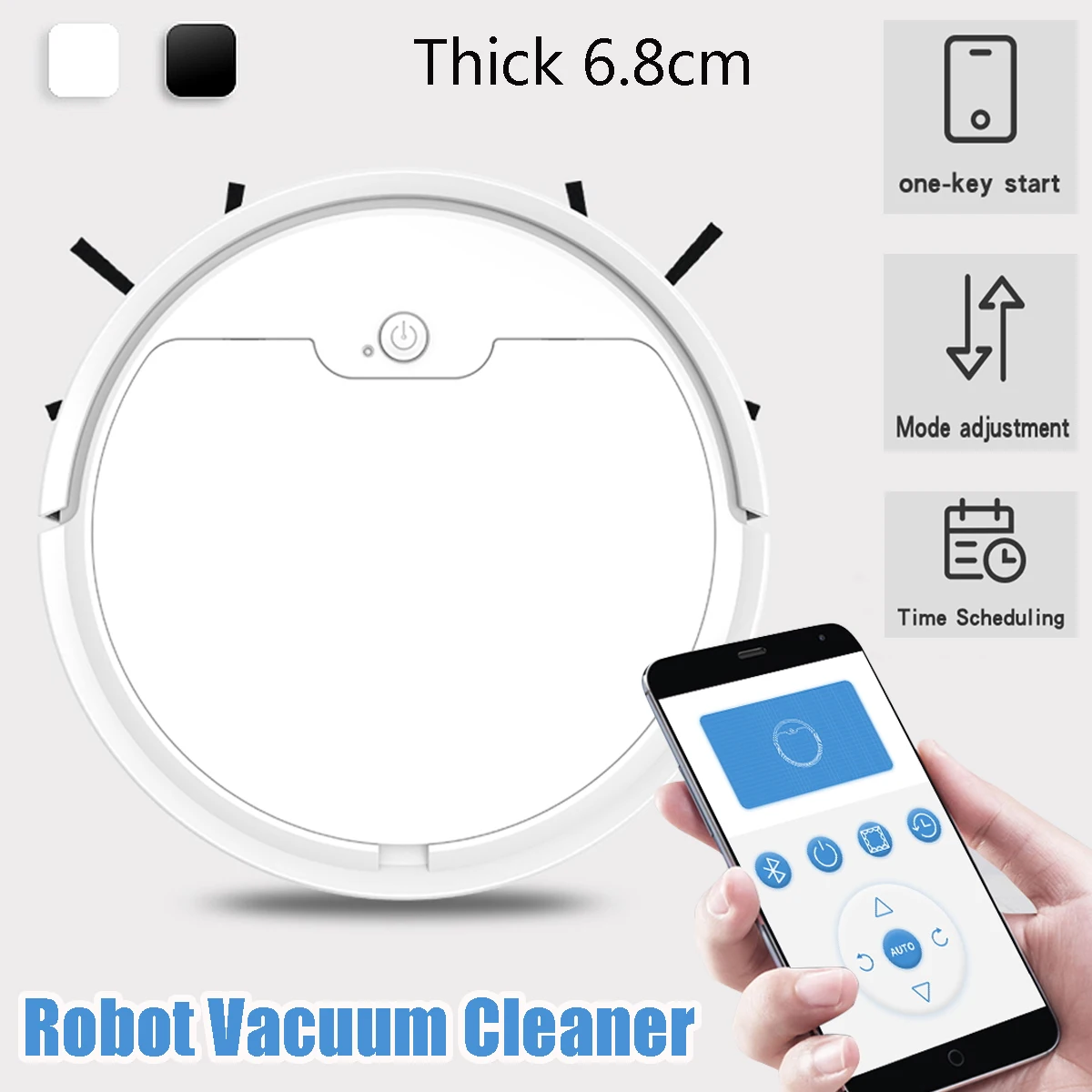 2020 Upgrade Smart Robot Vacuum Cleaner 2000Pa App Remote Control Vacuum Cleaner Home Multifunctional Wireless Sweeping Robot
2020 Upgrade Smart Robot Vacuum Cleaner 2000Pa App Remote Control Vacuum Cleaner Home Multifunctional Wireless Sweeping Robot