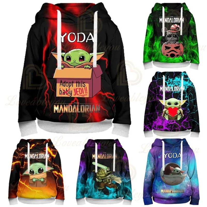 Disney Baby Yoda Mandalorian Kids Tops Men 2022 Boys and Girls Cartoon 3D Print Hoodie Sweatshirt Clothing Harajuku Hoodies
Disney Baby Yoda Mandalorian Kids Tops Men 2022 Boys and Girls Cartoon 3D Print Hoodie Sweatshirt Clothing Harajuku Hoodies