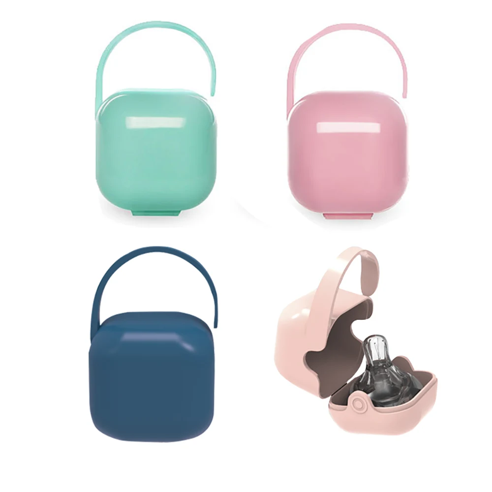 Portable Baby Pacifier Case Plastic Nipple Container Pacifier Holder for Newborn Infant Storage Nipples Box Can Hang Strollers
Portable Baby Pacifier Case Plastic Nipple Container Pacifier Holder for Newborn Infant Storage Nipples Box Can Hang Strollers