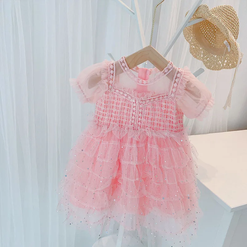 Baby Birthday Dress Summer Baby Girl Clothes Cute Kids Dresses for Girls Princess Birthday Party Ball Gown Dress Infant Clothing
Baby Birthday Dress Summer Baby Girl Clothes Cute Kids Dresses for Girls Princess Birthday Party Ball Gown Dress Infant Clothing