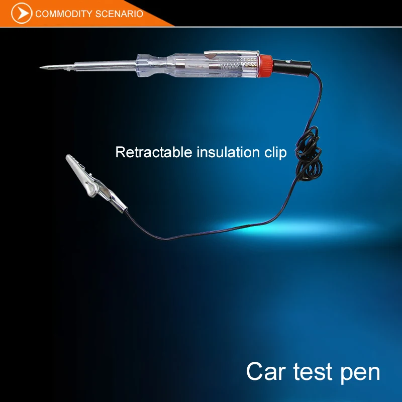 Auto Tester Car Circuit Test Pencil Electric Testing Tool For 6- 24V Car Truck Motorcycle
Auto Tester Car Circuit Test Pencil Electric Testing Tool For 6- 24V Car Truck Motorcycle