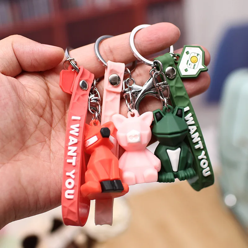 Cartoon Creative Geometry Section Dinosaur Keychain Anime Pendant Cute Panda Couple Gift Bag Ornament Key Chain Accessories
Cartoon Creative Geometry Section Dinosaur Keychain Anime Pendant Cute Panda Couple Gift Bag Ornament Key Chain Accessories