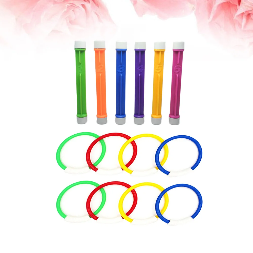 14pcs Colorful Diving Sticks Pool Sink Diving Ring Toys Swimming Pool Toys for Kids Diving (Random Color)
14pcs Colorful Diving Sticks Pool Sink Diving Ring Toys Swimming Pool Toys for Kids Diving (Random Color)