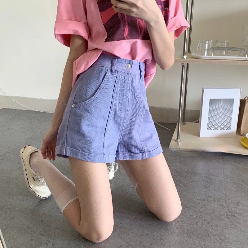 KUSAHIKI High Waist Demin Women Shorts 2021 Summer New Causal Bottoms Fashion Elegant Wide Leg Short Feminimos 6G685
KUSAHIKI High Waist Demin Women Shorts 2021 Summer New Causal Bottoms Fashion Elegant Wide Leg Short Feminimos 6G685