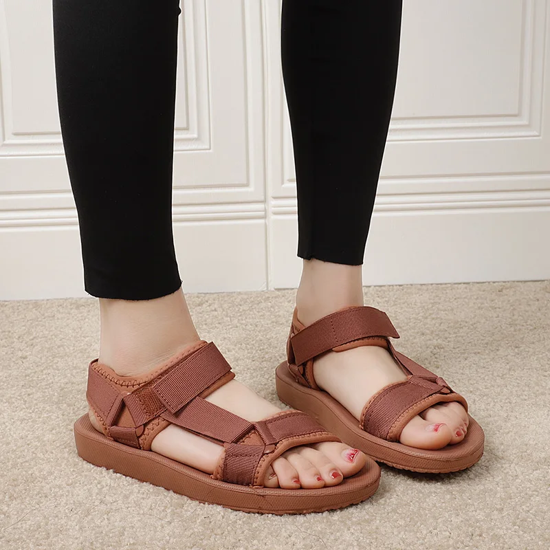 2021 Women Summer Shoes Sandals Flat Beach Sandals Sports Style Fashion Outdoor Casual Sandals Open Toe Sandalias Mujer
2021 Women Summer Shoes Sandals Flat Beach Sandals Sports Style Fashion Outdoor Casual Sandals Open Toe Sandalias Mujer