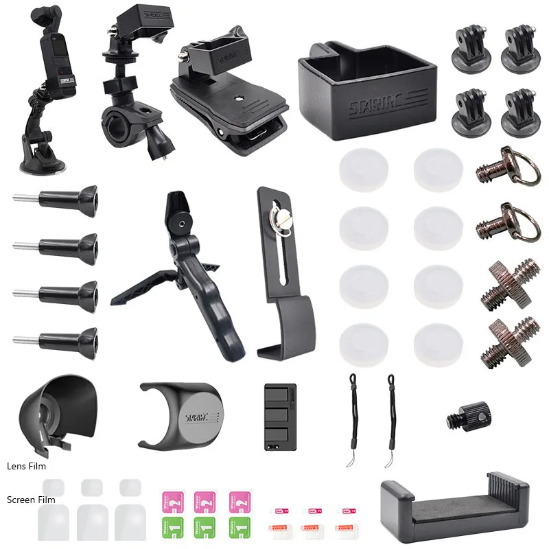 DJI Osmo Pocket Mount Holder Clip Kit Set for DJI Pocket 2/Gopro Hero 9/8/7/FIMI PALM/Yi Handheld Camera Expansion Accessories
DJI Osmo Pocket Mount Holder Clip Kit Set for DJI Pocket 2/Gopro Hero 9/8/7/FIMI PALM/Yi Handheld Camera Expansion Accessories
