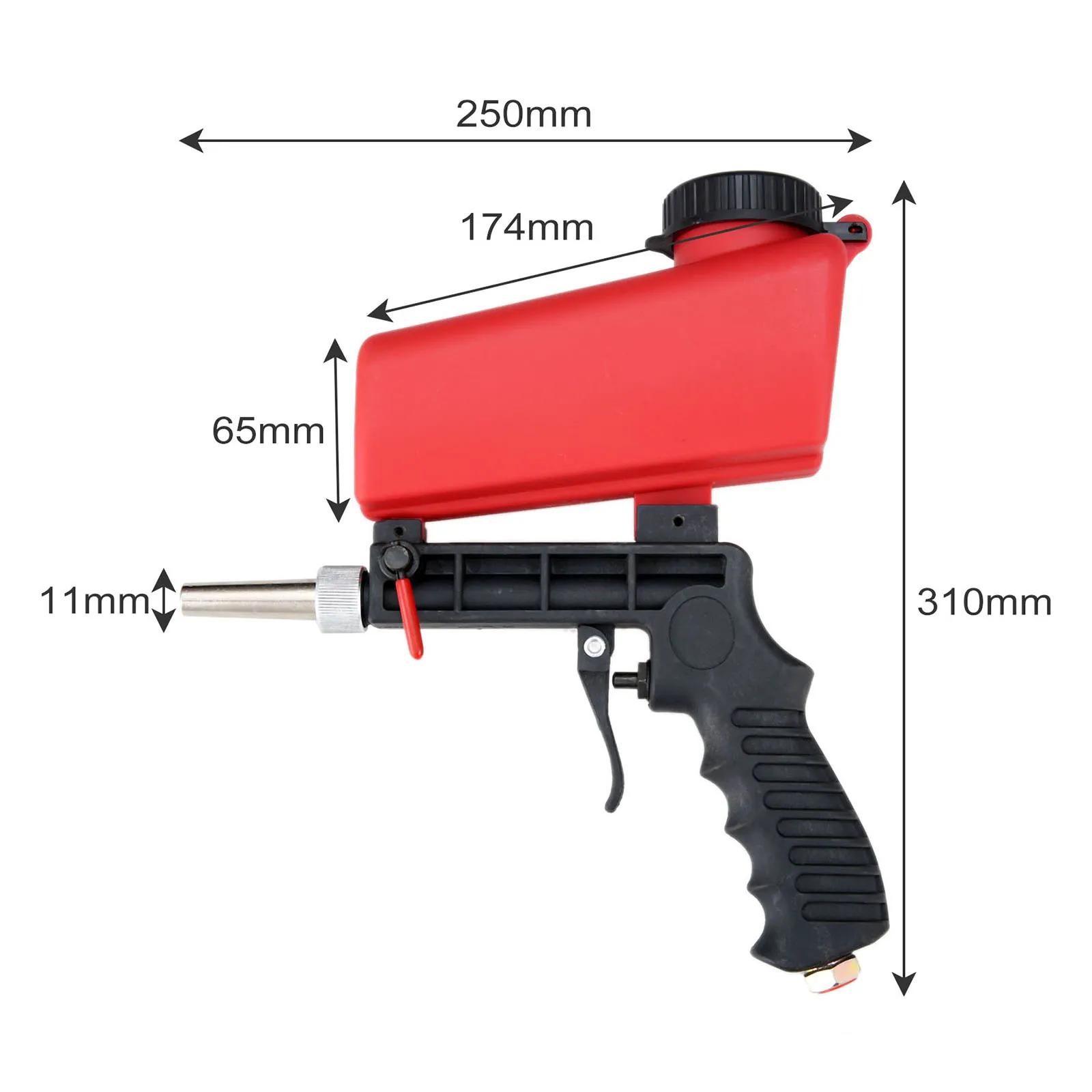 DRELD 90psi Pneumatic Sand Blasting Gun Sandblasting Gun Pneumatic Sand Blasting Machine Adjustable Pneumatic Sandblasting Set 
DRELD 90psi Pneumatic Sand Blasting Gun Sandblasting Gun Pneumatic Sand Blasting Machine Adjustable Pneumatic Sandblasting Set