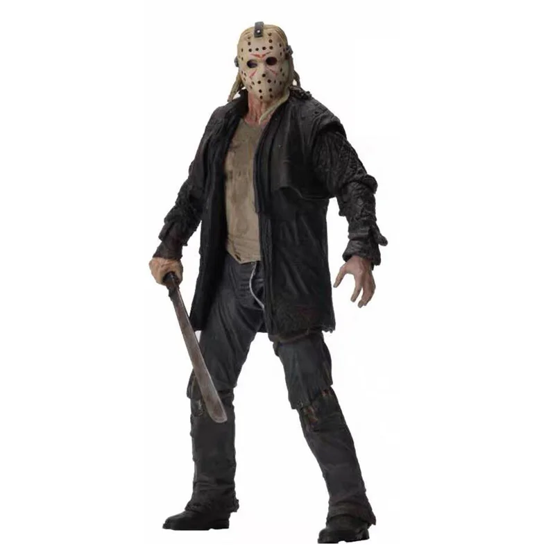 NECA пятница Ultimate Jason 2009 переделка вурхеса 18 см Deluxe Edition экшн фигурка из ПВХ