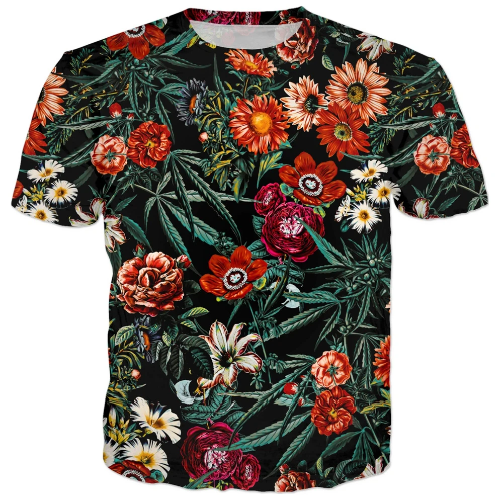 Nature flower Fashion T shirt 3D Printed Floral and Weeds t shirt Harajuku summer Short sleeve shirt Unisex Casual T-shirt tops
Nature flower Fashion T shirt 3D Printed Floral and Weeds t shirt Harajuku summer Short sleeve shirt Unisex Casual T-shirt tops