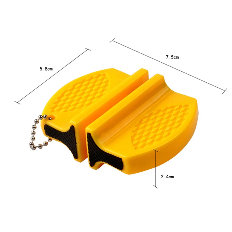 Mini Ceramic Rod Tungsten Steel Camp Pocket Kitchen Knife Sharpener Tool