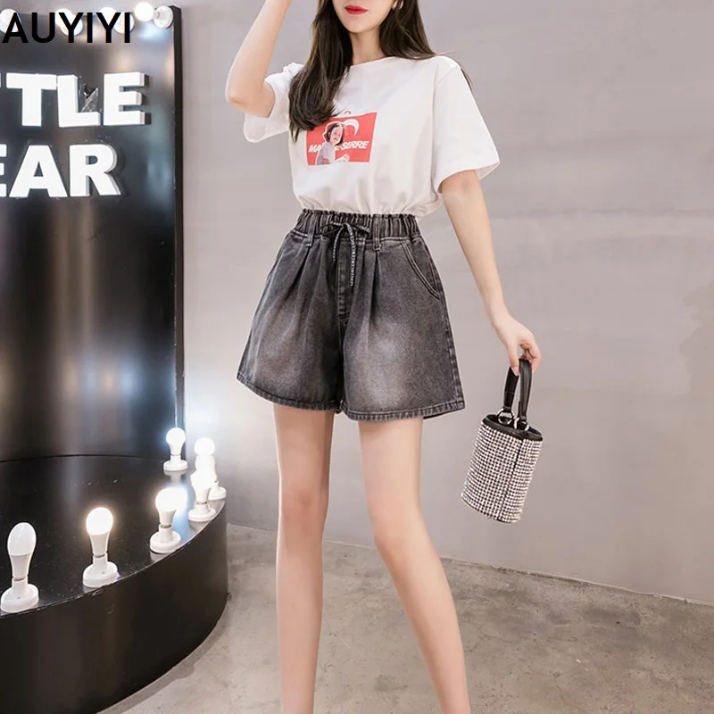 Fashion Casual Denim Shorts Women's High Waist Loose A-Line Hot Pants 2021 Spring New Plus Size Women's AUYIYI
Fashion Casual Denim Shorts Women's High Waist Loose A-Line Hot Pants 2021 Spring New Plus Size Women's AUYIYI