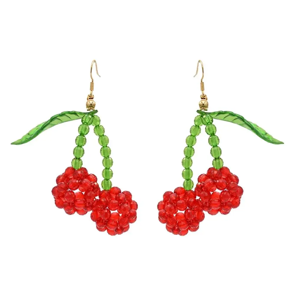 CartoonCute Red Cherry Drop Earrings for Women Sweet Fruit Fresh Cherry Pendant Earrings Female Student Ear Jewelry Couple Gifts
CartoonCute Red Cherry Drop Earrings for Women Sweet Fruit Fresh Cherry Pendant Earrings Female Student Ear Jewelry Couple Gifts