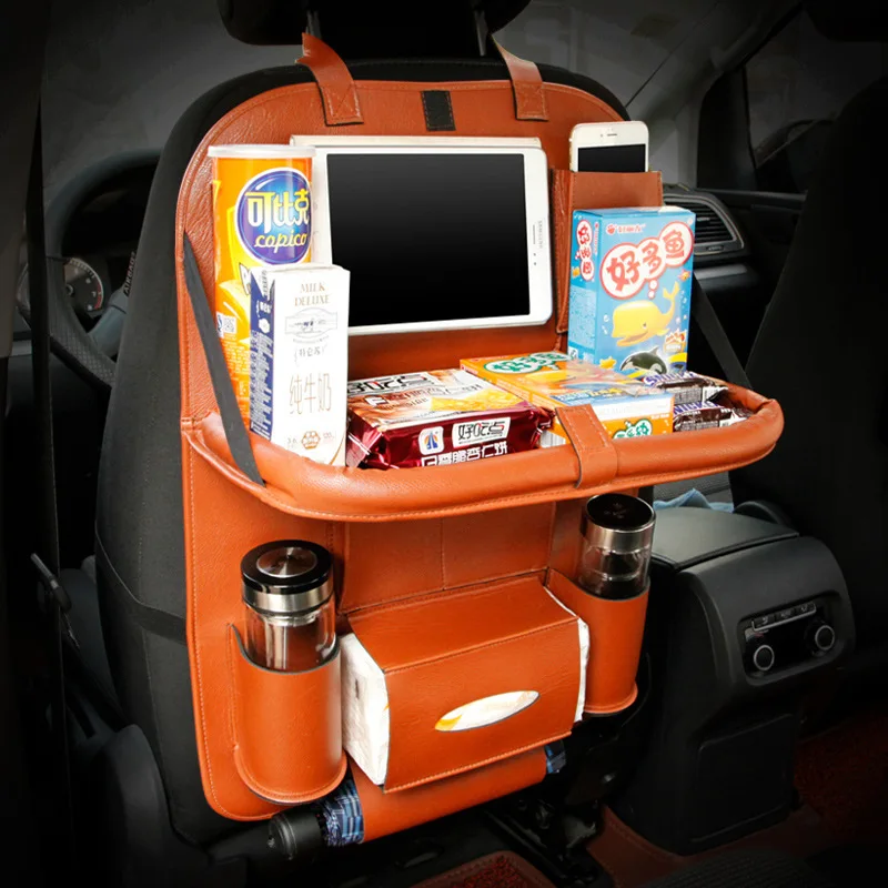 Car Back seat Organizer with Foldable Table Tray PU Leather Car Back seat Organizer Storage with Foldable Dining Table Holder
Car Back seat Organizer with Foldable Table Tray PU Leather Car Back seat Organizer Storage with Foldable Dining Table Holder