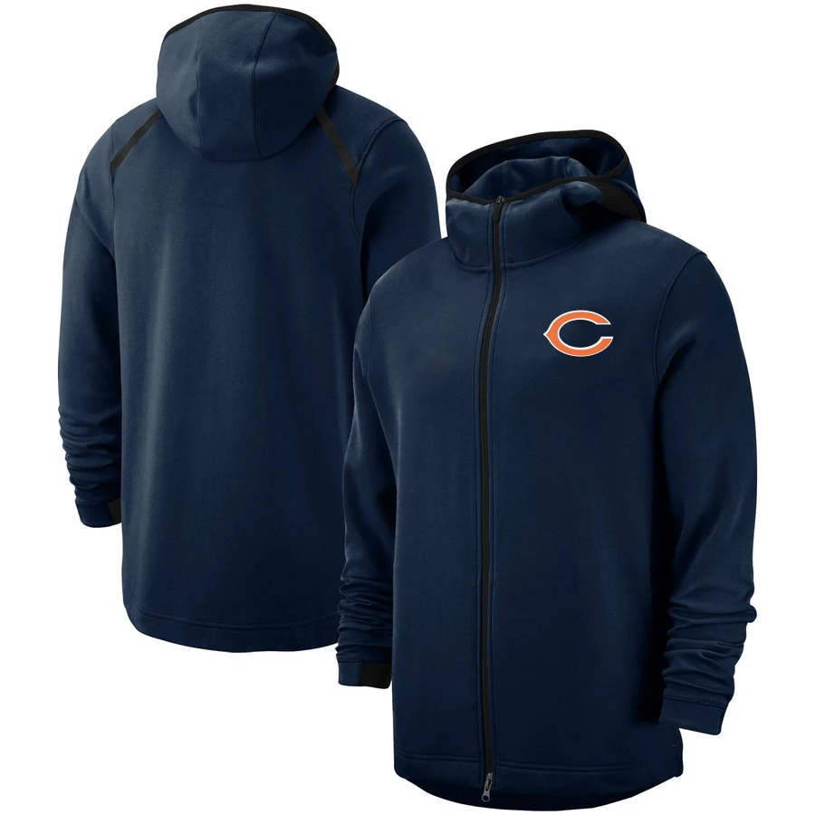 

Men's Chicago Daily Training Sweatshirt Bears Showtime Therma Flex Performance Full-Zip Hoodie