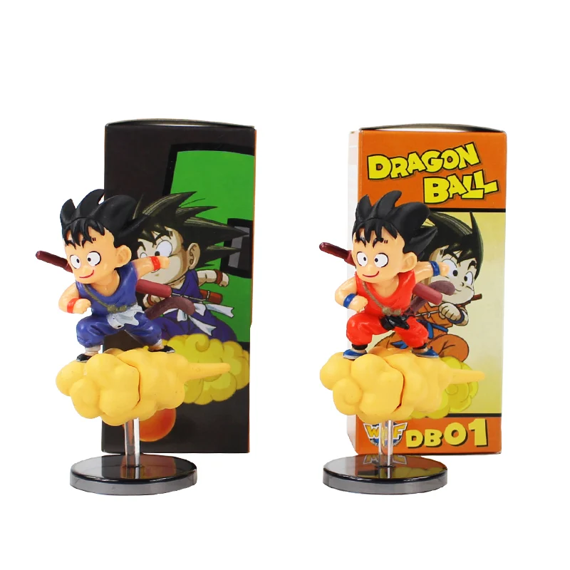 Фигурка героя аниме Dragon Ball Z 9 см летающий Сон Гоку на пасмурных облаках модель
