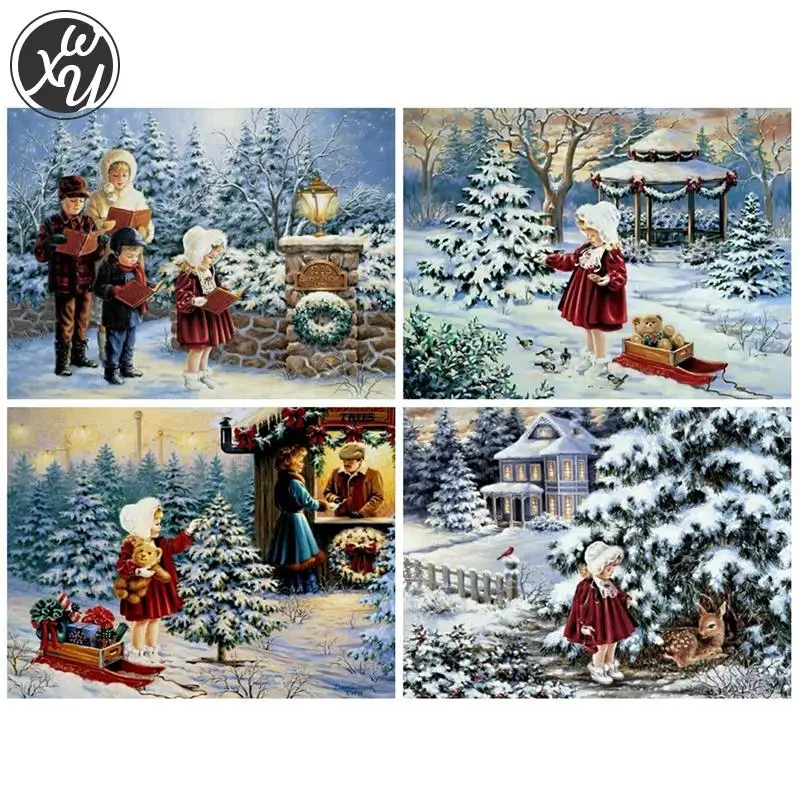 WEIWEI Рождественская полноразмерная алмазная живопись, детская Алмазная вышивка, Наборы для творчества, мозаика, вышивка крестиком, мозаика, ... 
WEIWEI Рождественская полноразмерная алмазная живопись, детская Алмазная вышивка, Наборы для творчества, мозаика, вышивка крестиком, мозаика, ...