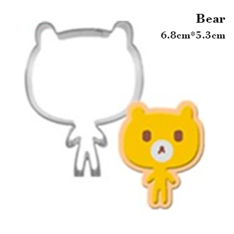 Cookie Mould Cake Form Big Head Bear Cookies Press Icing Set Pastry Cutter Cooking Cake Egg Tools Stainless Steel Bakery
Cookie Mould Cake Form Big Head Bear Cookies Press Icing Set Pastry Cutter Cooking Cake Egg Tools Stainless Steel Bakery