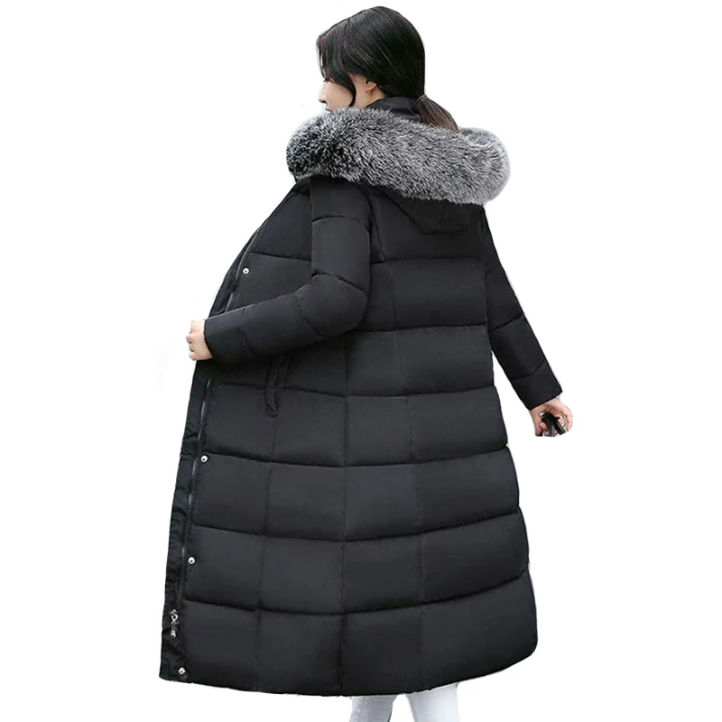High Quality Women Winter Jacket X-long 2021 Hooded With Fur Collar Outwear Female Parka Warm Thicken Ladies Coat
High Quality Women Winter Jacket X-long 2021 Hooded With Fur Collar Outwear Female Parka Warm Thicken Ladies Coat