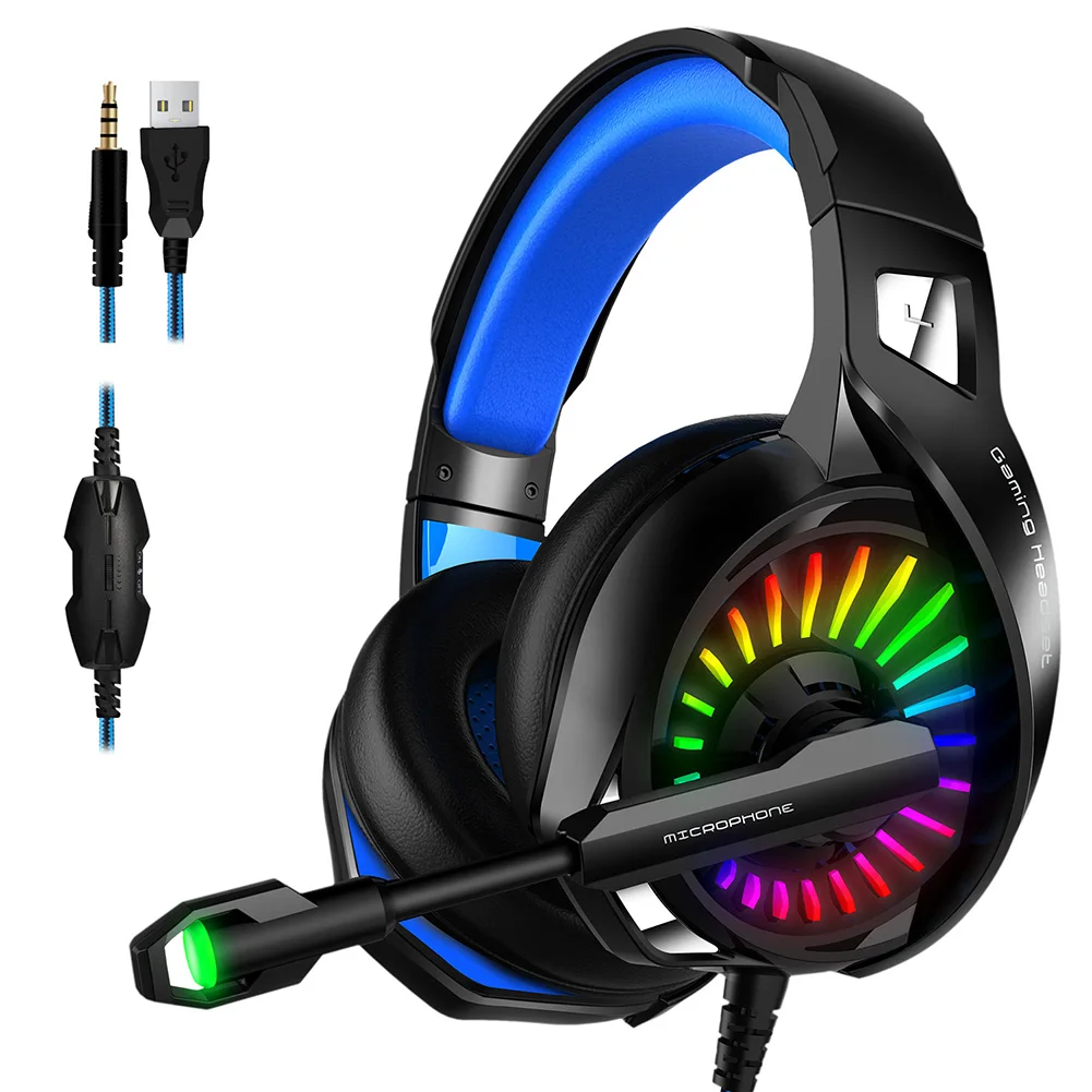 Gaming Headset with Microphone Color-Changing Stereo Headphones 3.5mm for Laptop,Tablet, PS4, PC, Xbox One
Gaming Headset with Microphone Color-Changing Stereo Headphones 3.5mm for Laptop,Tablet, PS4, PC, Xbox One