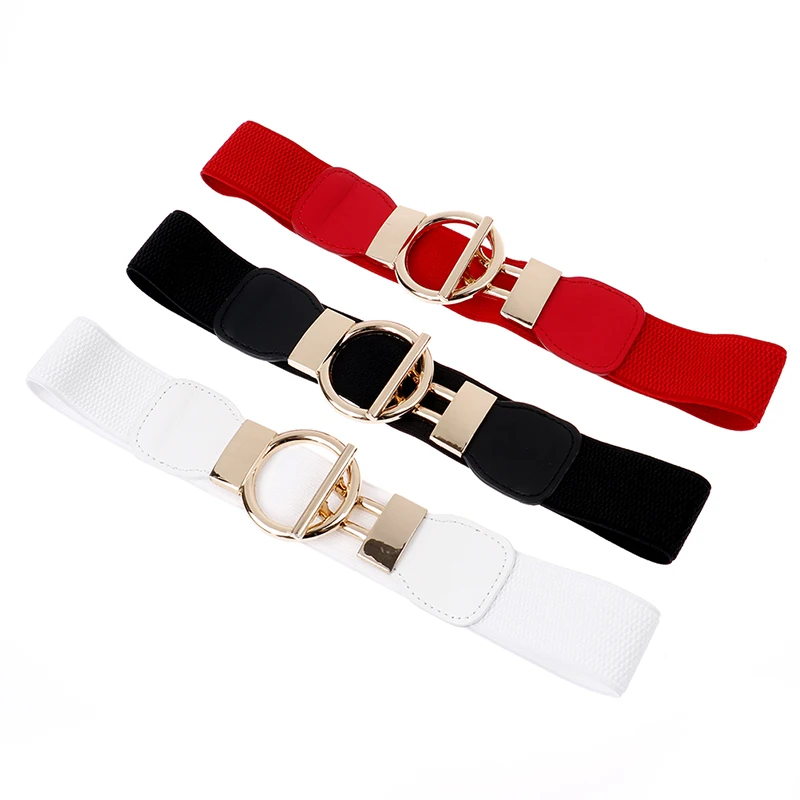 Women Fashion Waist Elastic Ladies Band Round Buckle Decoration Coat Sweater Party Belt Gift Simple Dress Belts
Women Fashion Waist Elastic Ladies Band Round Buckle Decoration Coat Sweater Party Belt Gift Simple Dress Belts