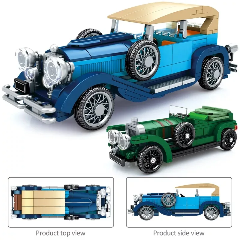 City MOC Technical Classic Cars Model supercar Building Blocks Creator Mechanic Retro Racing Vehicle Bricks Toys For Children
City MOC Technical Classic Cars Model supercar Building Blocks Creator Mechanic Retro Racing Vehicle Bricks Toys For Children