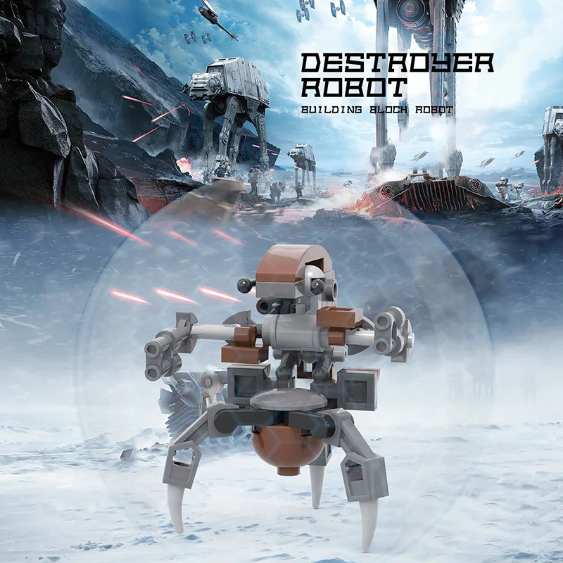 BZB MOC Star Destruction Wars Intelligent Robot Building Blocks Model Home Furnishing Decoration Kids Brain Game Toys Best Gifts
BZB MOC Star Destruction Wars Intelligent Robot Building Blocks Model Home Furnishing Decoration Kids Brain Game Toys Best Gifts