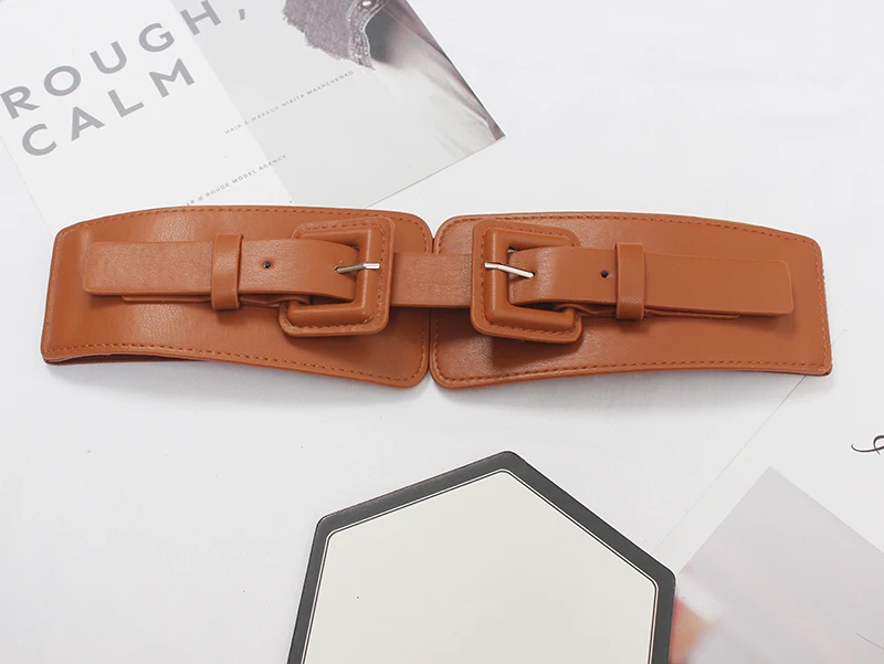 GetSpring Women Cummerbunds Fashion Elastic Wide Corset Belt All Match PU Waistband Black Wide Waist Band For Dress 2021 Fashion
GetSpring Women Cummerbunds Fashion Elastic Wide Corset Belt All Match PU Waistband Black Wide Waist Band For Dress 2021 Fashion