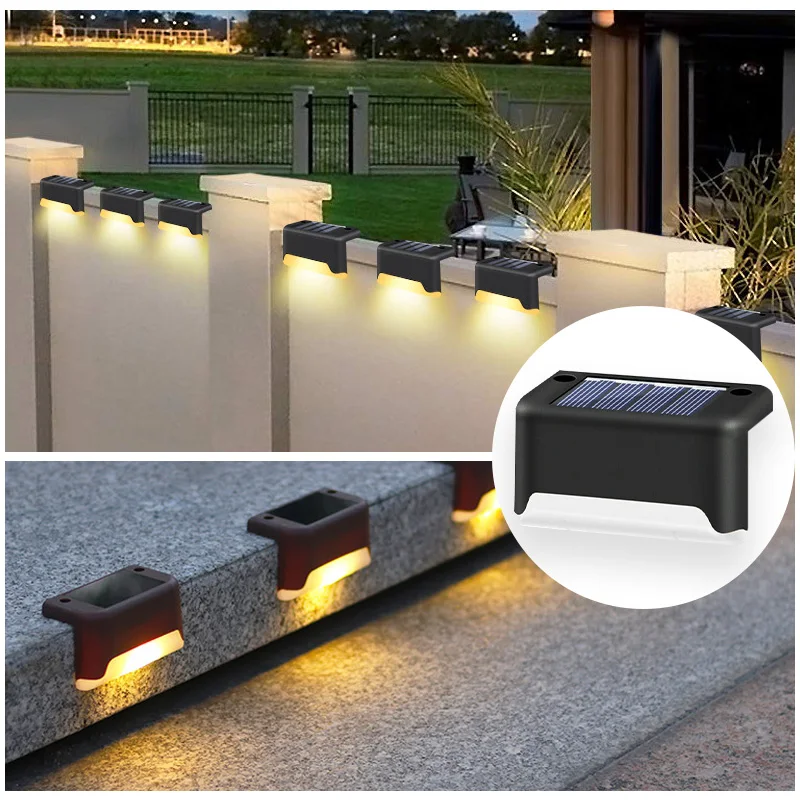 4/8 PCS Outdoor Solar Step Night Light Waterproof Led Solar Panel Lamp Decoration for Patio Stair Garden Yard Fence Deck Path
4/8 PCS Outdoor Solar Step Night Light Waterproof Led Solar Panel Lamp Decoration for Patio Stair Garden Yard Fence Deck Path