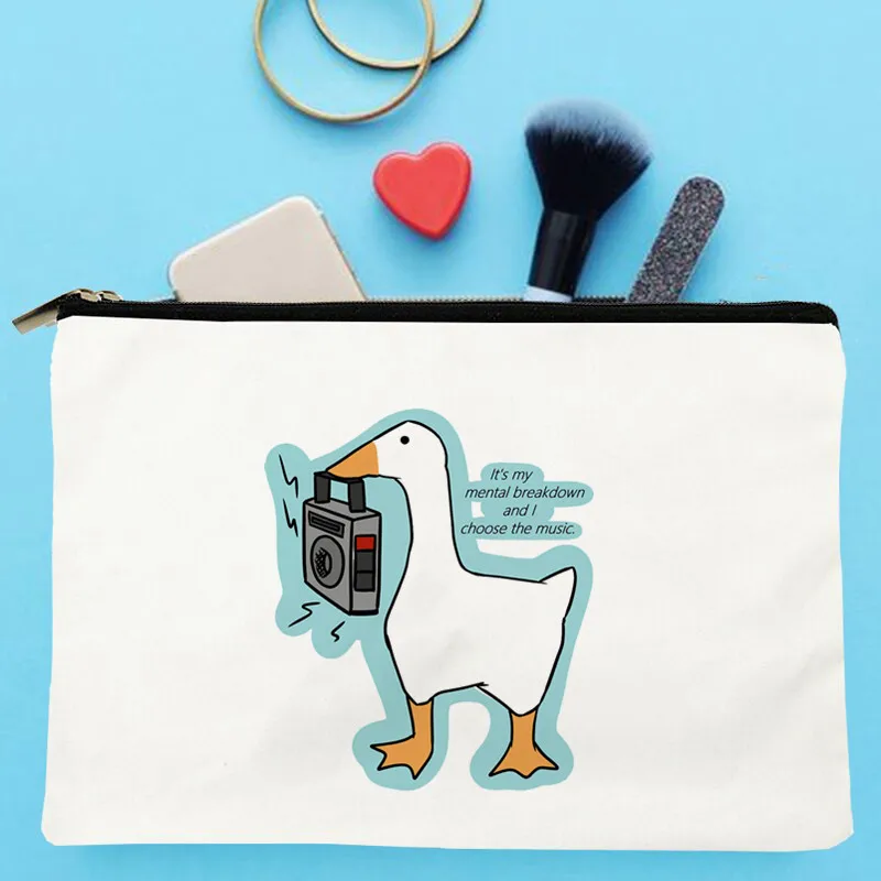 Women goose Chooses music Printed Make up bag Fashion Women Cosmetics Organizer Bag for Travel Colorful Storage Bag for Lady Bag
Women goose Chooses music Printed Make up bag Fashion Women Cosmetics Organizer Bag for Travel Colorful Storage Bag for Lady Bag