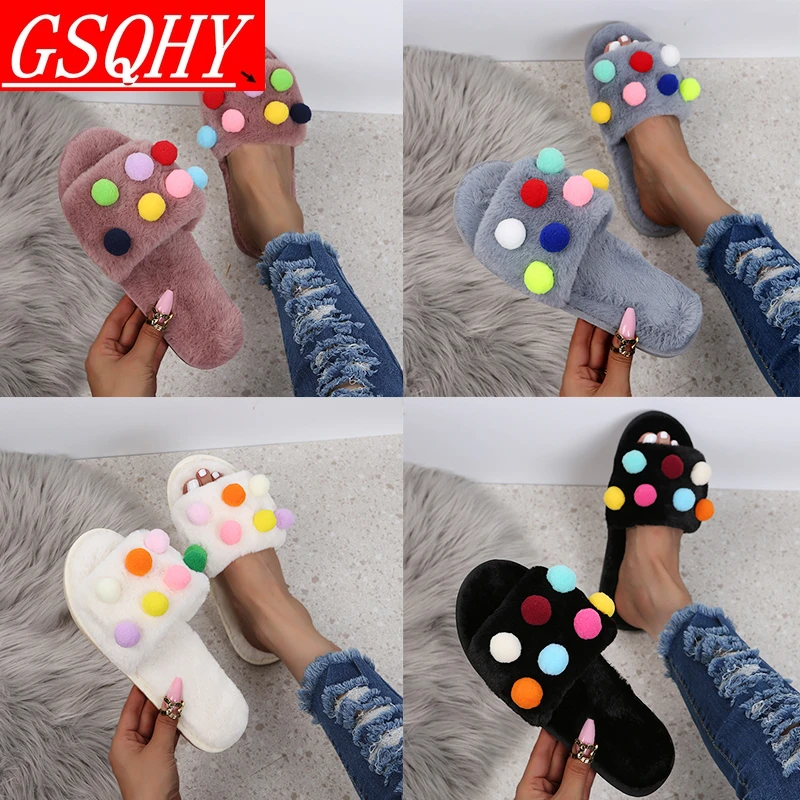 2021 Latest Ladies Slippers Fur Indoor Slippers Ladies Flat Shoes Ladies Diy Kawaii Ladies Shoes Designer Black Fluffy Slippers
2021 Latest Ladies Slippers Fur Indoor Slippers Ladies Flat Shoes Ladies Diy Kawaii Ladies Shoes Designer Black Fluffy Slippers