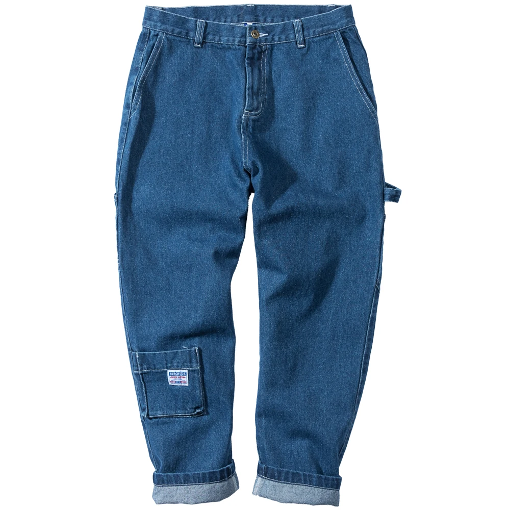 Multi-pocket Jeans Tooling Solid Color Wear-Resistant Loose Straight Casual Trousers High Street Clothing
Multi-pocket Jeans Tooling Solid Color Wear-Resistant Loose Straight Casual Trousers High Street Clothing