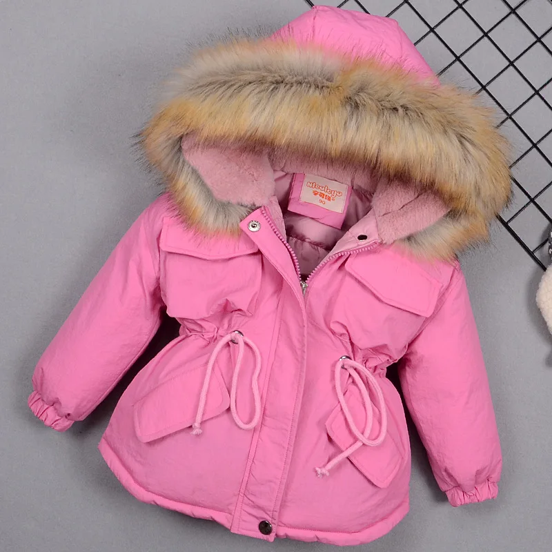 Winter Jacket for Girls Snowsuit Children's Cotton Padded Jacket Parka Girls Clothes Fur Hooded Children Outerwear Coats TZ462
Winter Jacket for Girls Snowsuit Children's Cotton Padded Jacket Parka Girls Clothes Fur Hooded Children Outerwear Coats TZ462